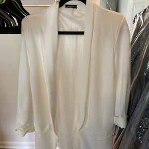 White over sized blazer